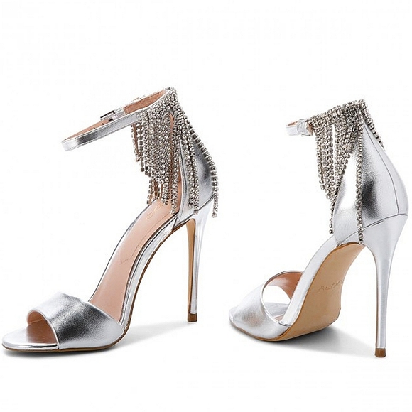 Shoes - 💎Silver Bling Heels💎